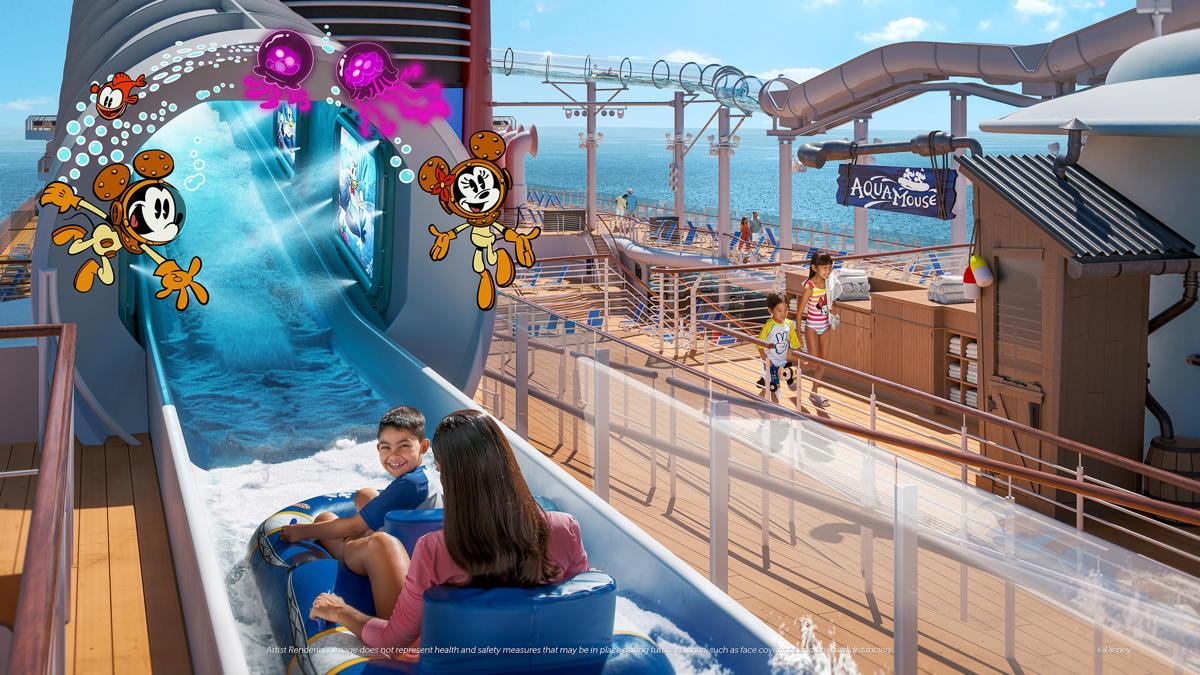 AquaMouse promises to immerse guests into "The Wonderful World of Mickey Mouse" (Disney Cruise Line)